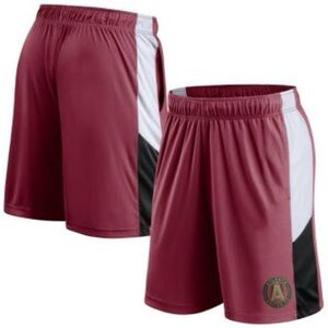 NWT Fanatics Men's Red Atlanta United FC Prep Squad Shorts